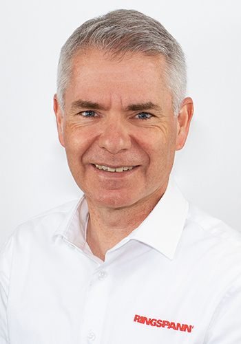 Volker Schlautmann, head of the clamping fixtures / shaft-hub-connections customer team at RINGSPANN Volker Schlautmann, head of the clamping fixtures / shaft-hub-connections customer team at RINGSPANN