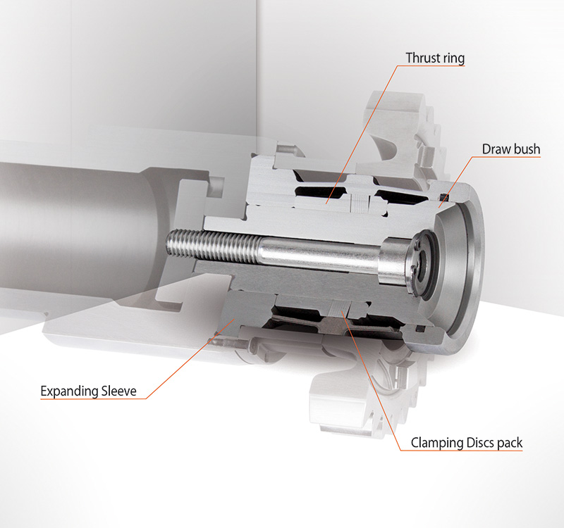 Hand and power clamping possible: RINGSPANN’s expanding sleeve mandrel HDDS RINGSPANN’s expanding sleeve mandrel HDDS