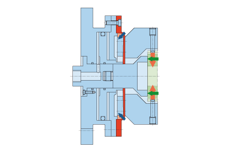 Topfmembran-Spannfutter Zeichnung